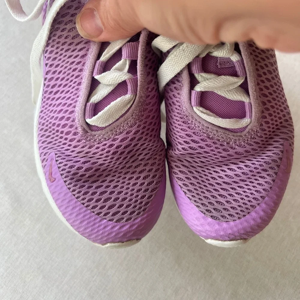 Nike Air Max 270 Kids Purple Pink White Athletic Sneakers AO2372-501 Size 11C
